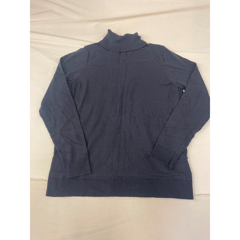 Amazon Essentials Womens Black Long Sleeve Turtleneck Knit Sweater XL